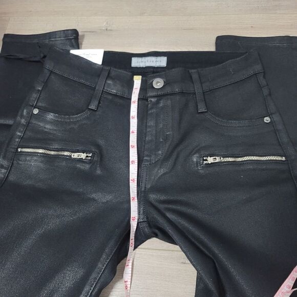 James jeans  twiggy ankle zip oil slicked size 28 - Picture 13 of 14